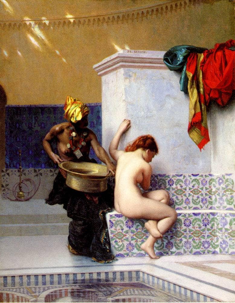Moorish Bath by Jean-Leon Gerome — Oil Painting Reproduction