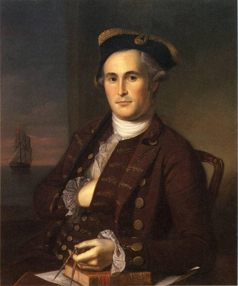 Mordecai Gist by Charles Willson Peale — Oil Painting Reproduction