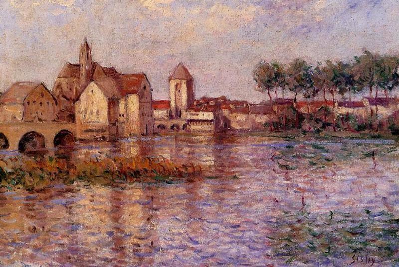 Moret sur Loing by Alfred Sisley — Oil Painting Reproduction