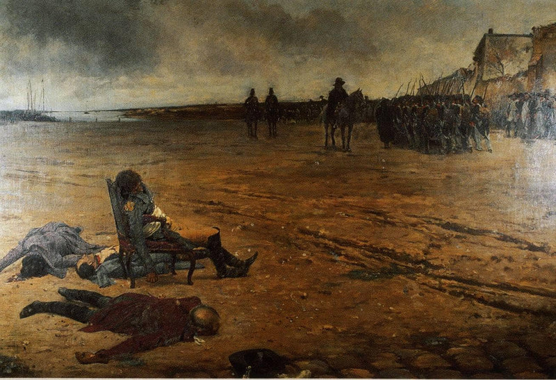 Mort Du Général D'Elbée by Julien Le Blant — Oil Painting Reproduction