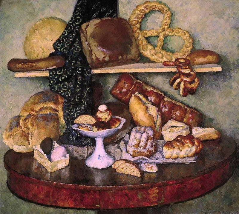 Moscow Food: Breads by Ilya Mashkov — Oil Painting Reproduction