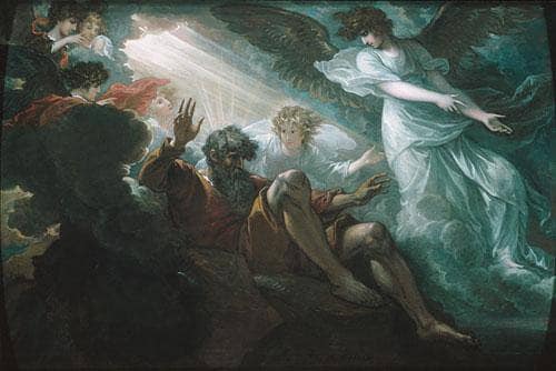 Moses Shown the Promised Land by Benjamin West — Oil Painting Reproduction