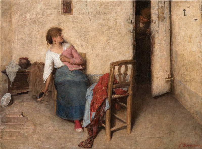 Indiscreet by Noè Bordignon — Oil Painting Reproduction