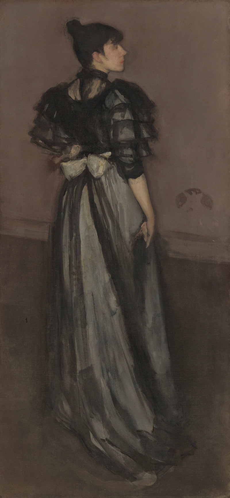 Mother of Pearl and Silver: The Andalusian by James McNeill Whistler, Oil Painting Reproduction