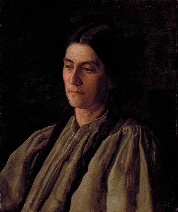 Mother (Portrait of Annie Williams Gandy) by Thomas Eakins — Oil Painting Reproduction