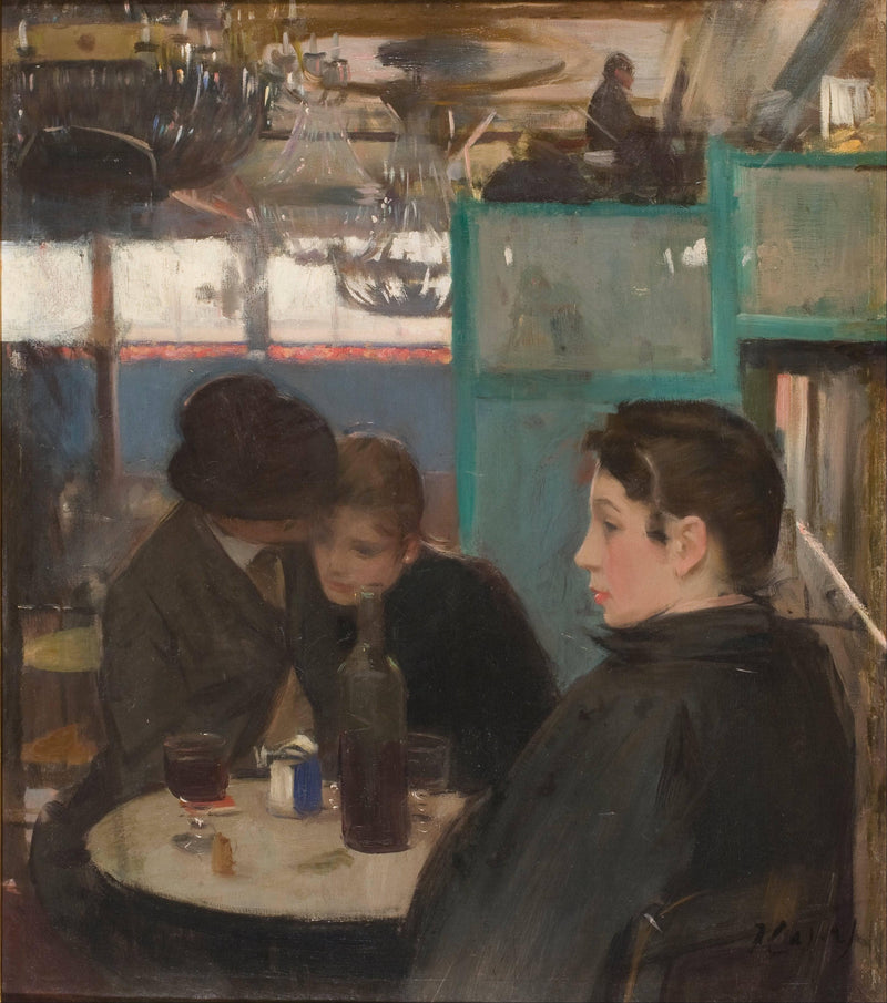 Moulin de la Galette Interior by Ramon Casas — Oil Painting Reproduction