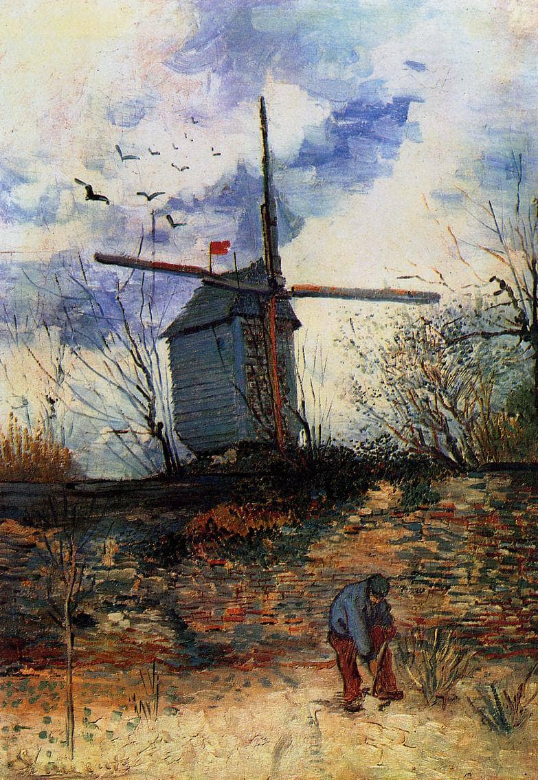 Moulin de la Galette by Vincent van Gogh — Oil Painting Reproduction