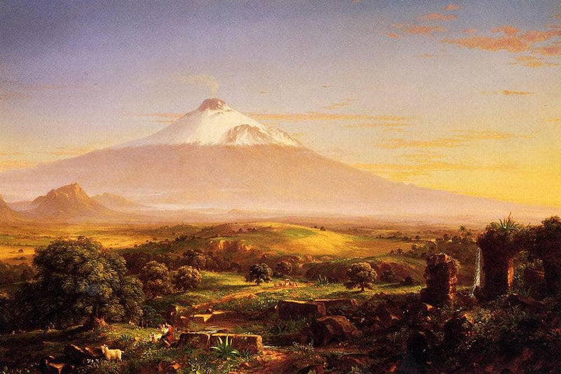 Mount Aetna from Taormina by Thomas Cole — Oil Painting Reproduction