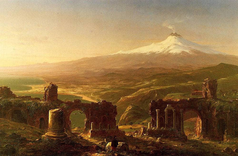 Mount Aetna from Taormina by Thomas Cole — Oil Painting Reproduction