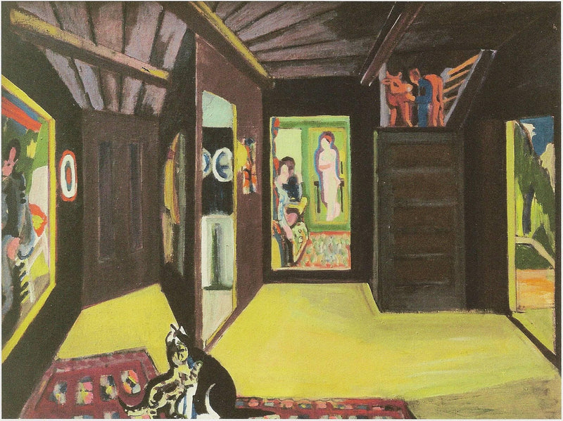 Mountain Atelier by Ernst Ludwig Kirchner — Oil Painting Reproduction