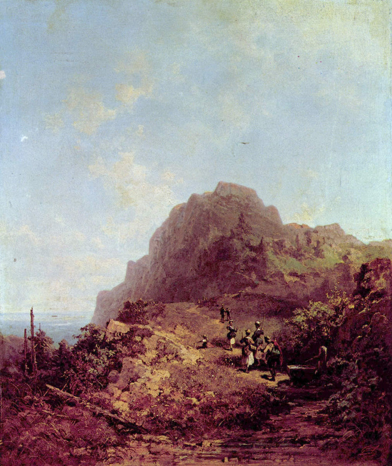 Mountain Hike (Trip to Duke Stand) by Carl Spitzweg — Oil Painting Reproduction