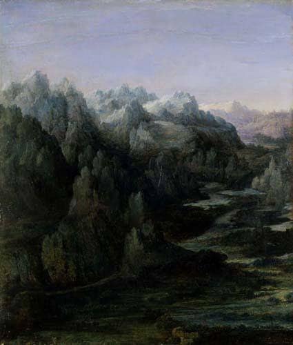 Mountain Range by Albrecht Altdorfer — Oil Painting Reproduction