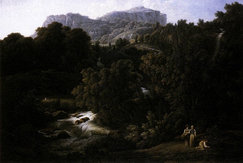 Mountain Scene by Joseph Anton Koch — Oil Painting Reproduction