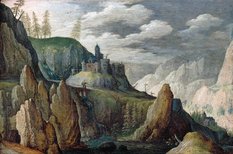 Mountainous Landscape by Tobias Verhaecht — Oil Painting Reproduction