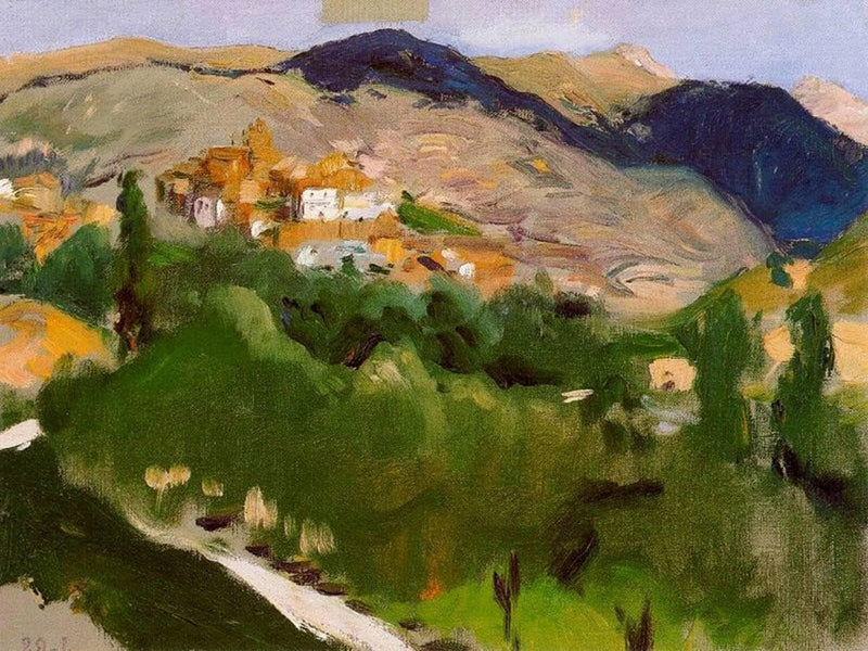Mountains at Jaca by Joaquín Sorolla — Oil Painting Reproduction