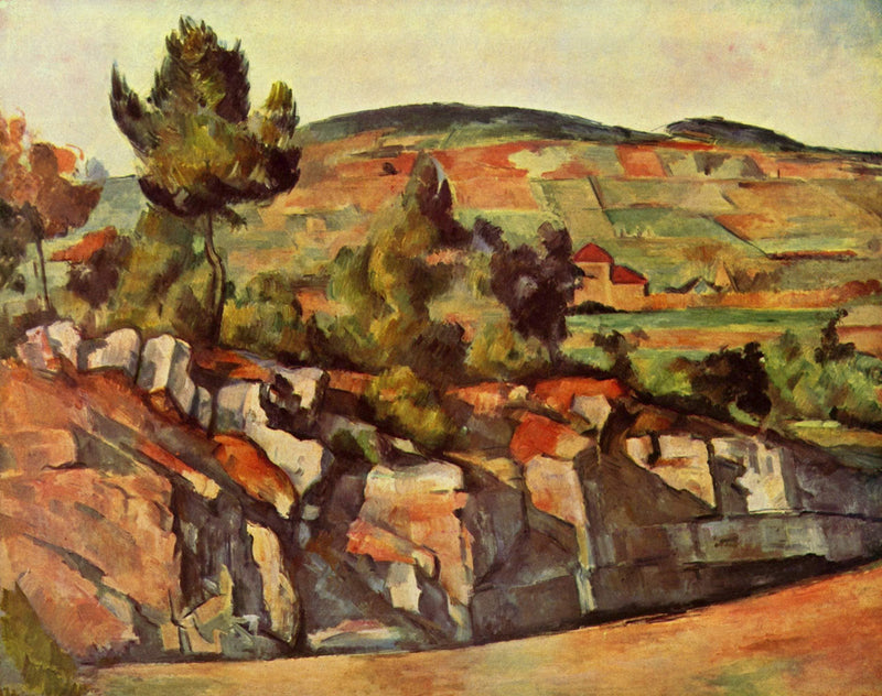 Mountains in Provence by Paul Cezanne — Oil Painting Reproduction