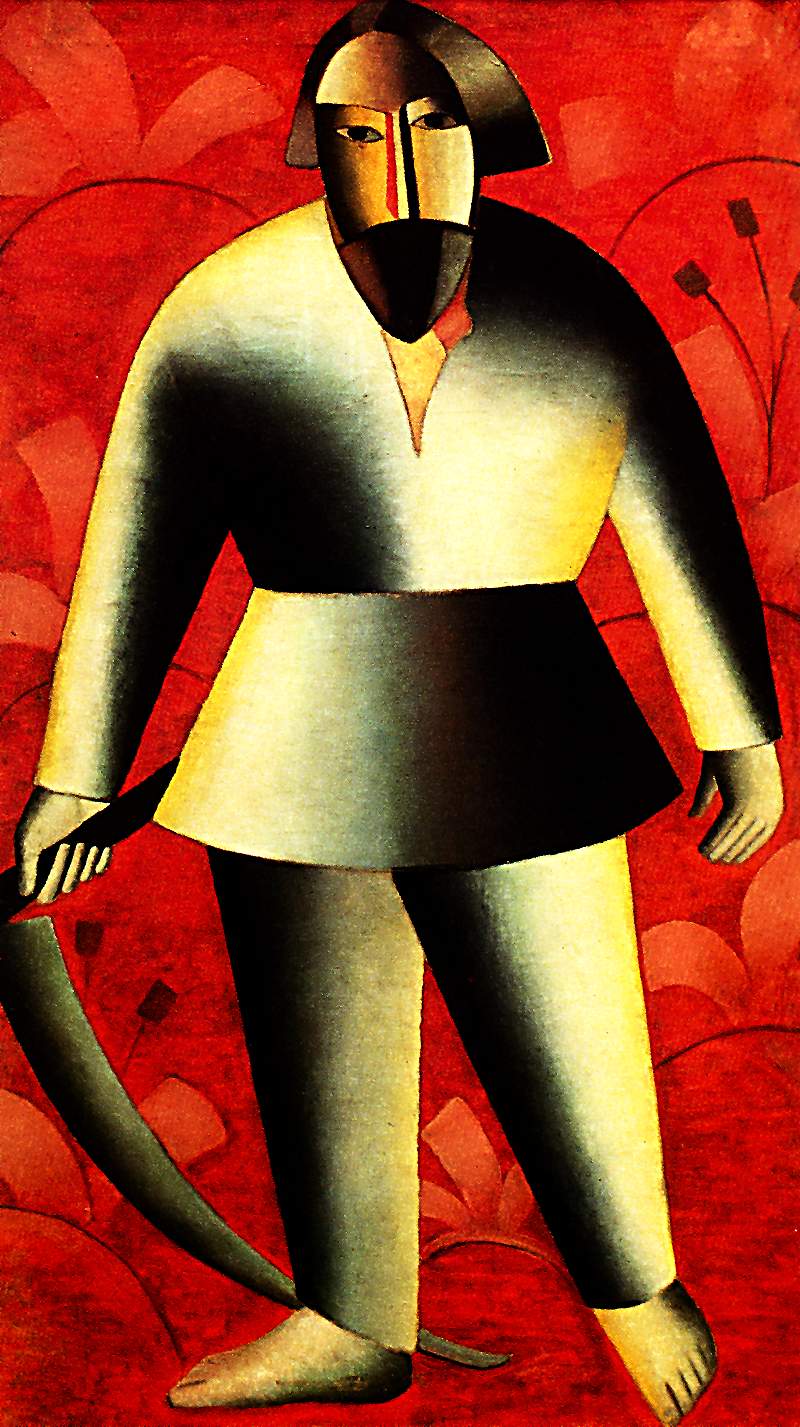 Mower by Kazimir Malevich — Oil Painting Reproduction