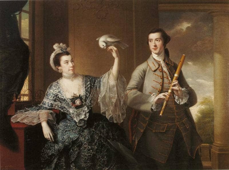Mr. and Mrs. William Chase by Joseph Wright — Oil Painting Reproduction