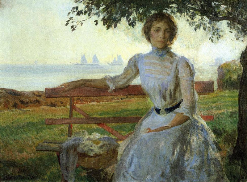 Mrs. Ernest Major by Joseph DeCamp — Oil Painting Reproduction
