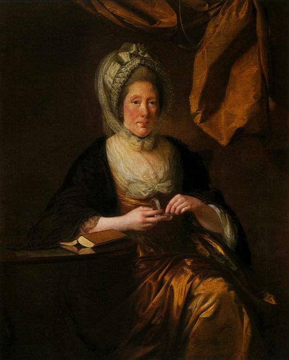 Mrs. Francis Hurt by Joseph Wright — Oil Painting Reproduction
