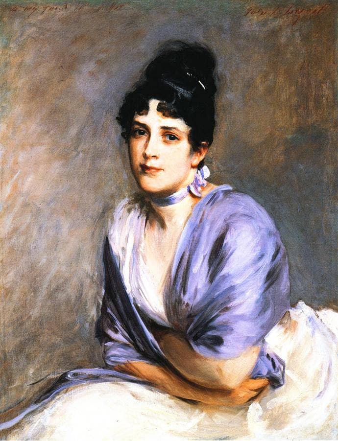Mrs. Frank Millet by John Singer Sargent — Oil Painting Reproduction