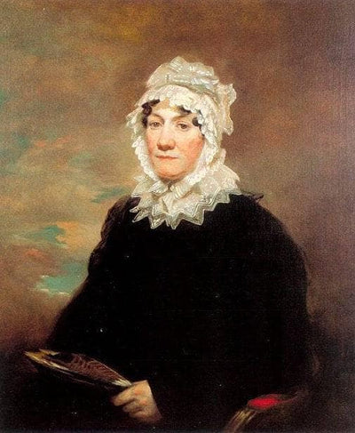 Mrs. James Ladson (Judith Smith) in entryway