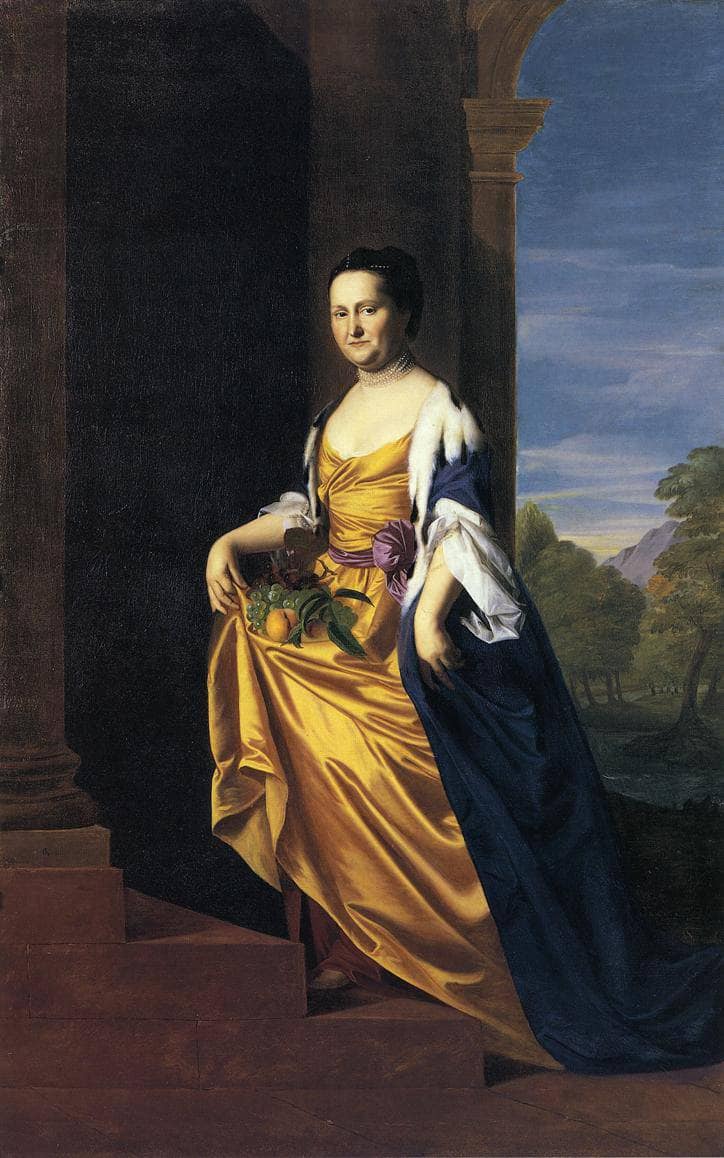 Mrs.Jeremiah Lee (Martha Swett) by John Singleton Copley, Oil Painting Reproduction