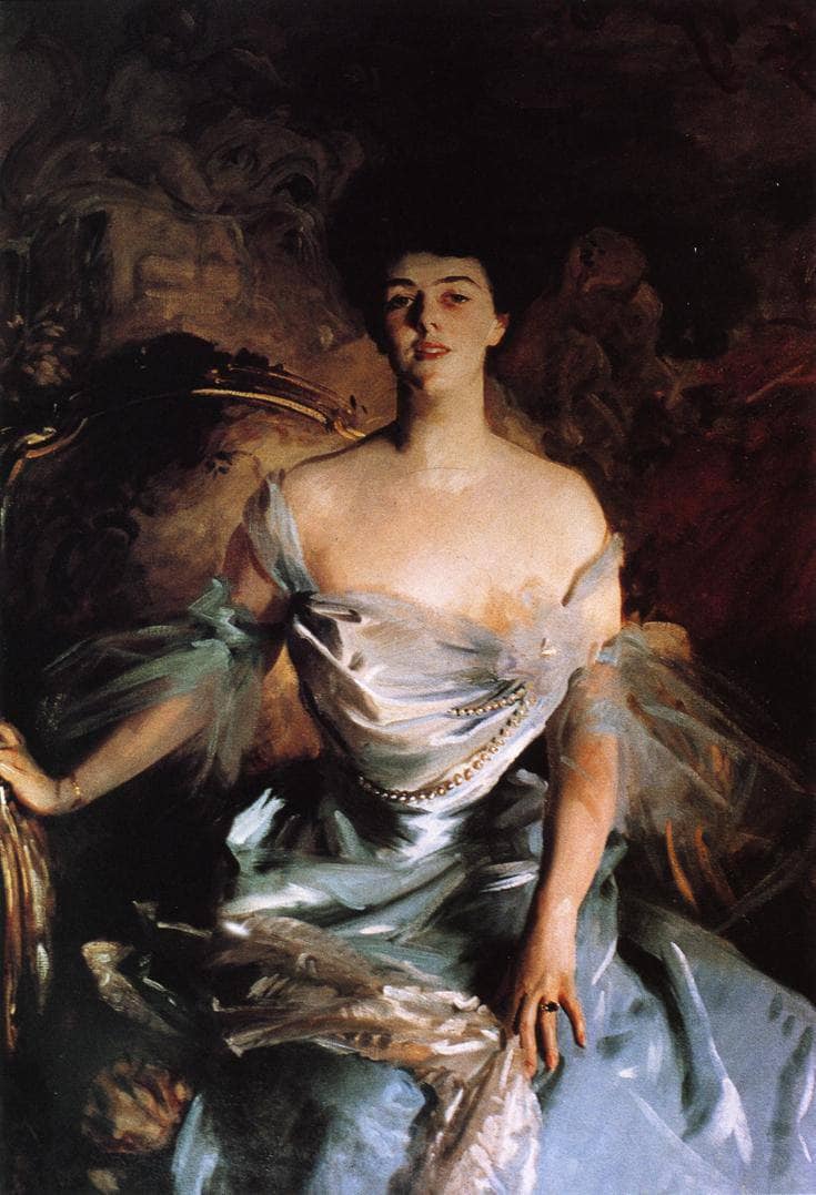 Mrs. Joseph E. Widener by John Singer Sargent — Oil Painting Reproduction