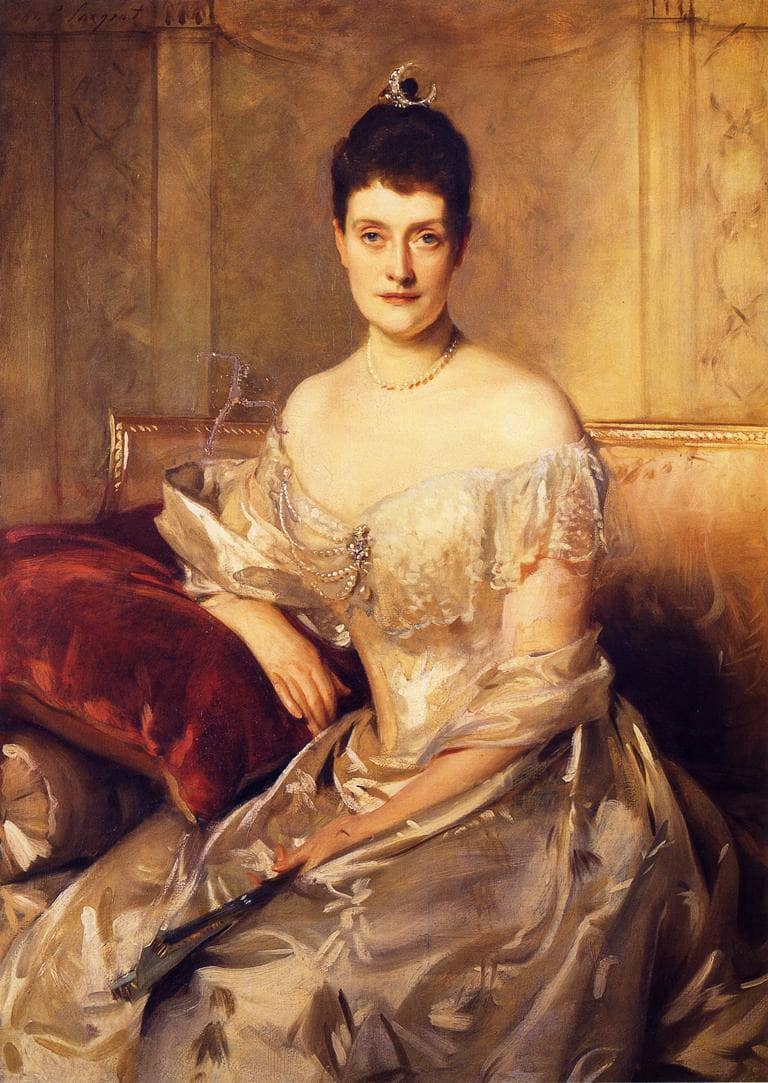Mrs. Mahlon Day Sands (Mary Hartpeace) by John Singer Sargent — Oil Painting Reproduction