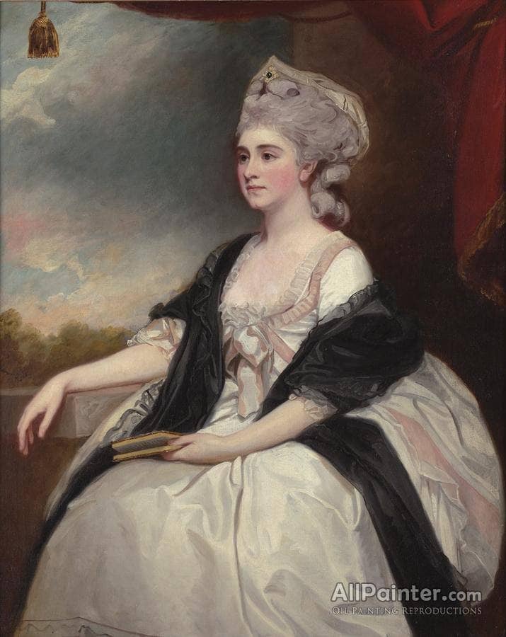 Mrs Mary Lutwyche, Nee Thomas by George Romney — Oil Painting Reproduction