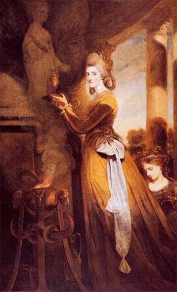 Mrs. Peter Beckford in hallway
