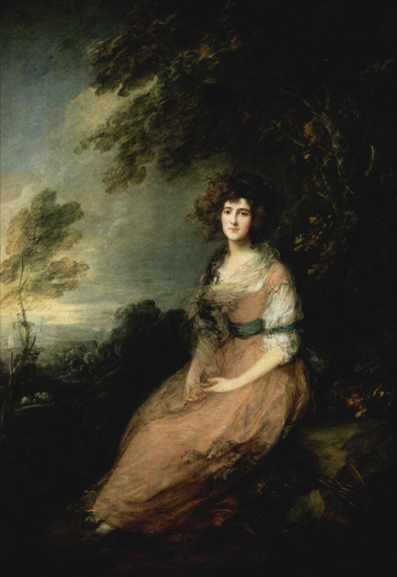 Mrs. Richard Brinsley Sheridan by Thomas Gainsborough — Oil Painting Reproduction