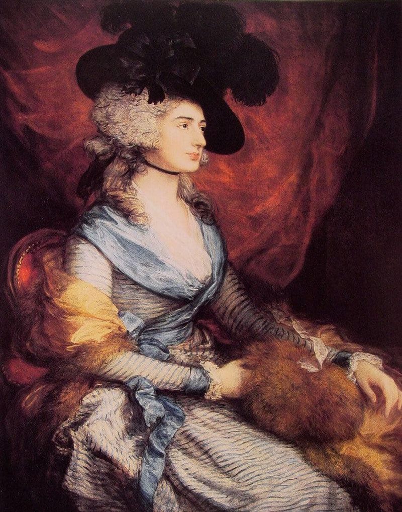 Mrs. Sarah Siddons, the actress by Thomas Gainsborough — Oil Painting Reproduction