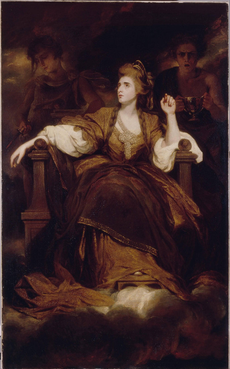 Mrs Siddons as the Tragic Muse by Joshua Reynolds — Oil Painting Reproduction