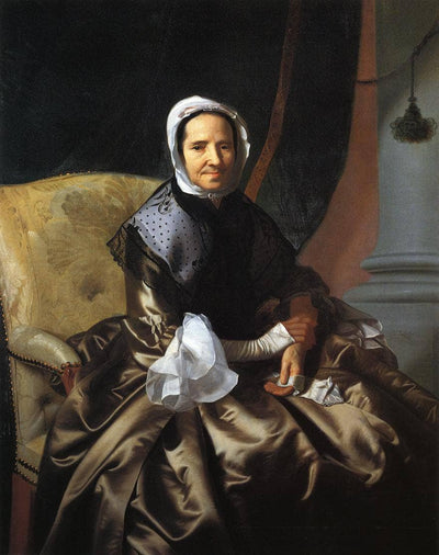 Mrs.Thomas Boylston in entryway