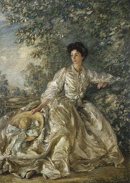 Mrs Violet M. Hammersley by Philip Wilson Steer — Oil Painting Reproduction