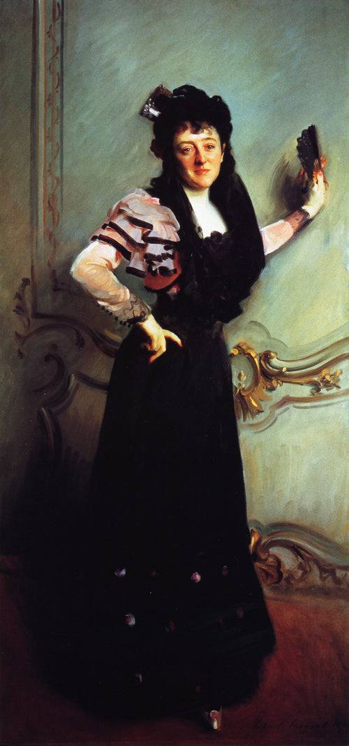 Mrs. Walter Bacon (Virginia Purdy Barker) by John Singer Sargent, Oil Painting Reproduction
