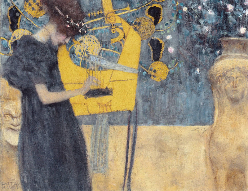 Music by Gustav Klimt — Oil Painting Reproduction