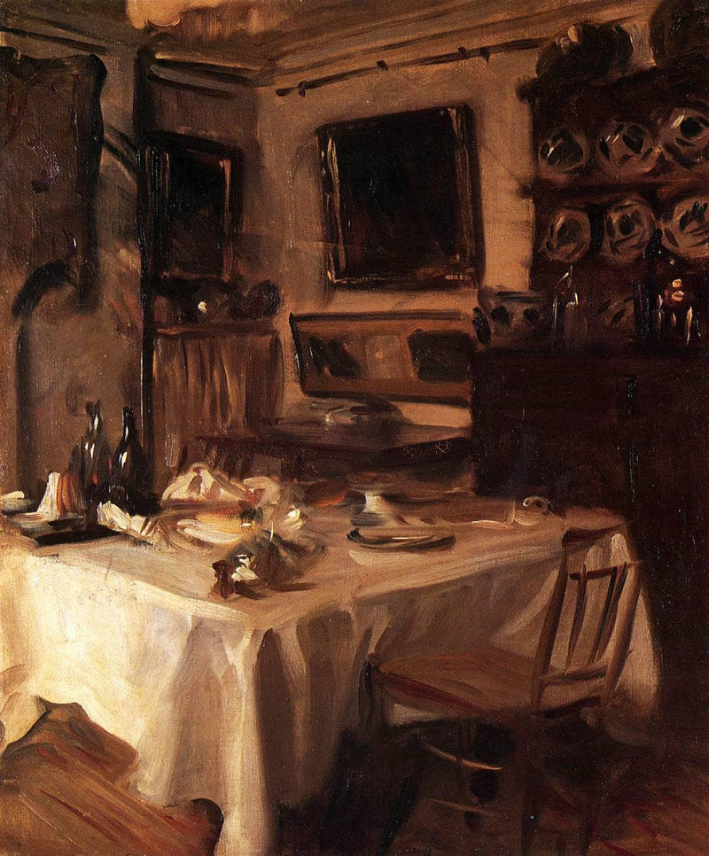 My Dining Room by John Singer Sargent — Oil Painting Reproduction