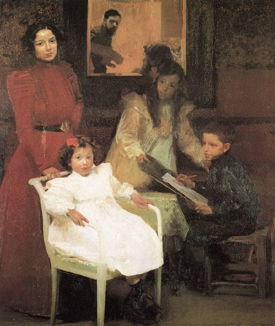 My Family in modern living room