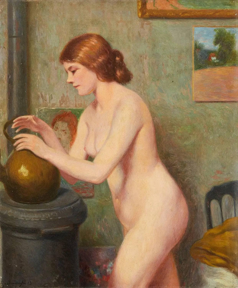 My model by Federico Zandomeneghi — Oil Painting Reproduction