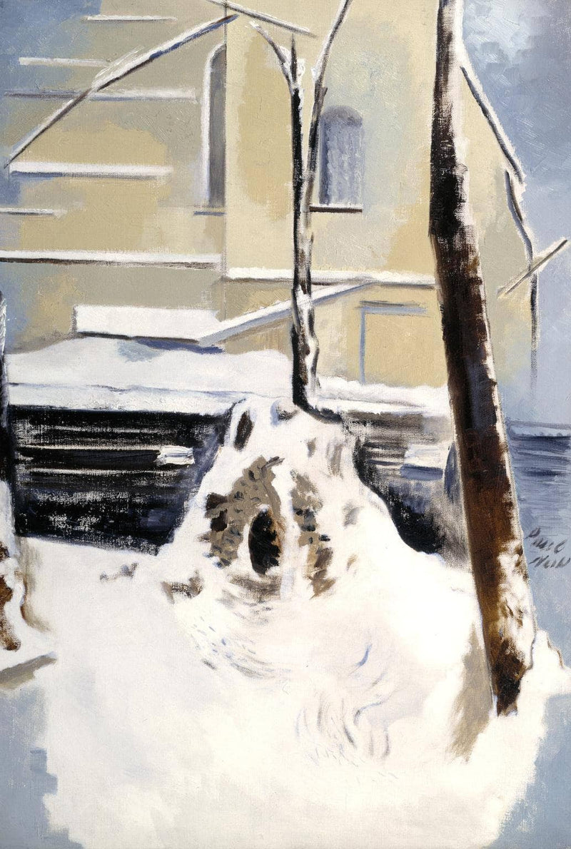Grotto in the Snow by Paul Nash — Oil Painting Reproduction
