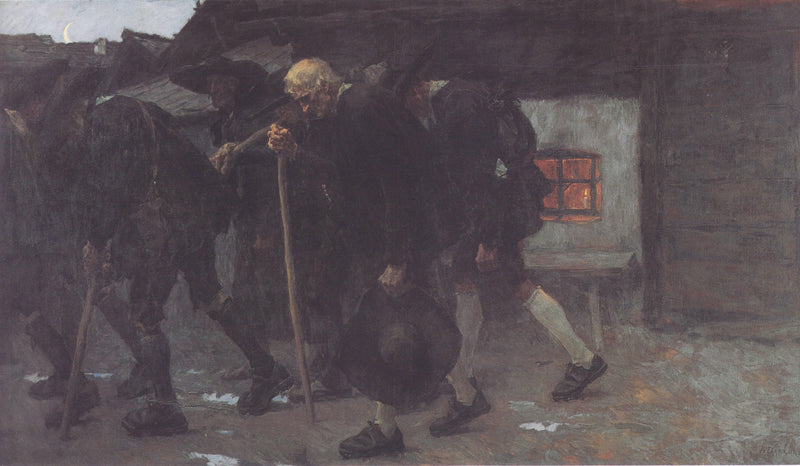 Nach Dem Friedensschluss 1809 by Albin Egger-Lienz — Oil Painting Reproduction