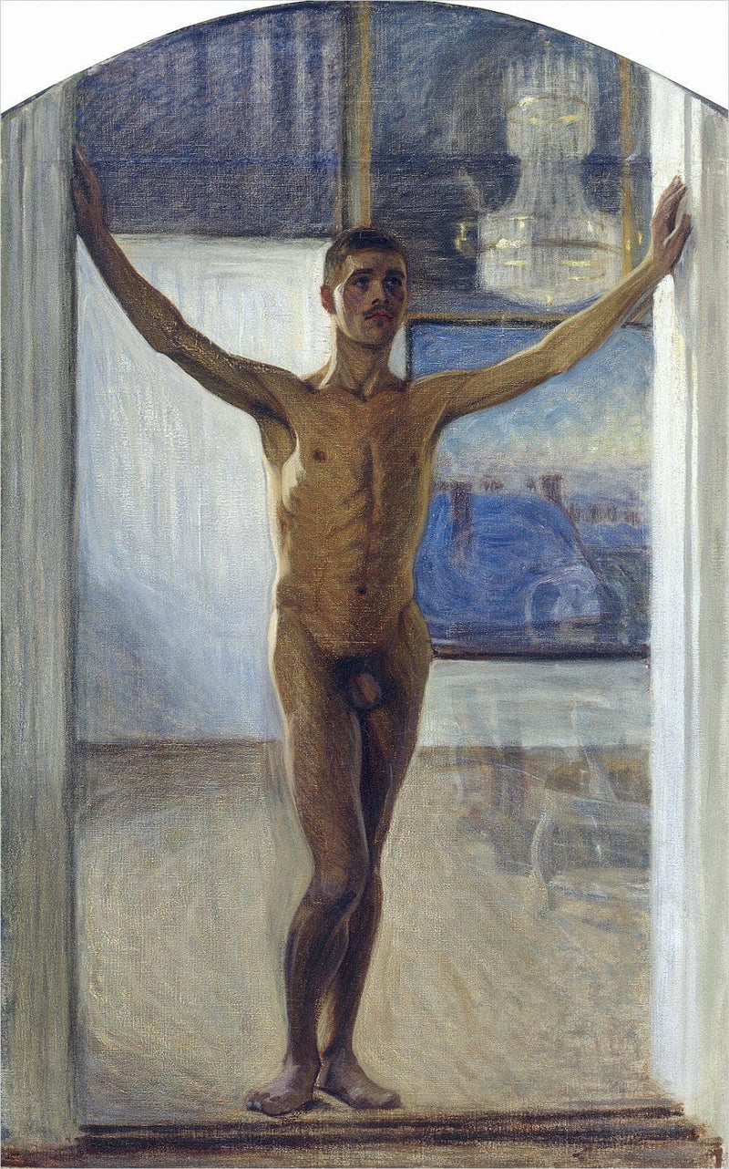 Naken Yngling by Eugène Jansson — Oil Painting Reproduction