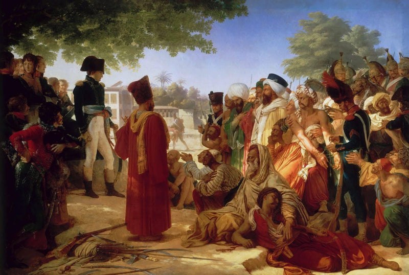 Napoleon Bonaparte Pardoning the Rebels at Cairo, 23rd October 1798 by Pierre-Narcisse Guerin — Oil Painting Reproduction