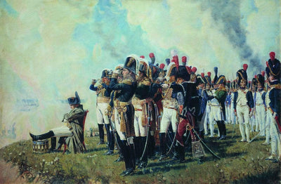 Napoleon near Borodino in kitchen