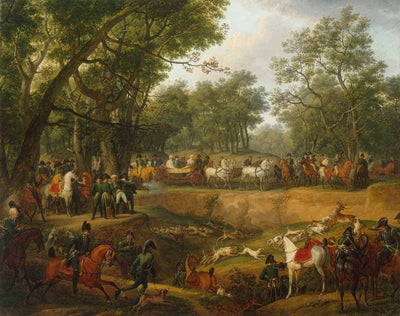 Napoleon on a Hunt in the Forest of Compiègne in master bedroom