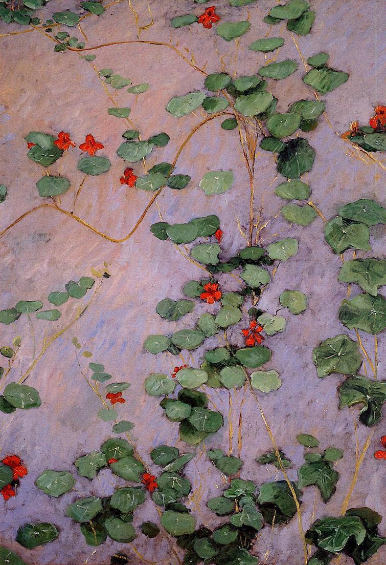 Nasturtiums by Gustave Caillebotte — Oil Painting Reproduction