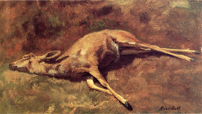 Native of the Woods by Albert Bierstadt — Oil Painting Reproduction
