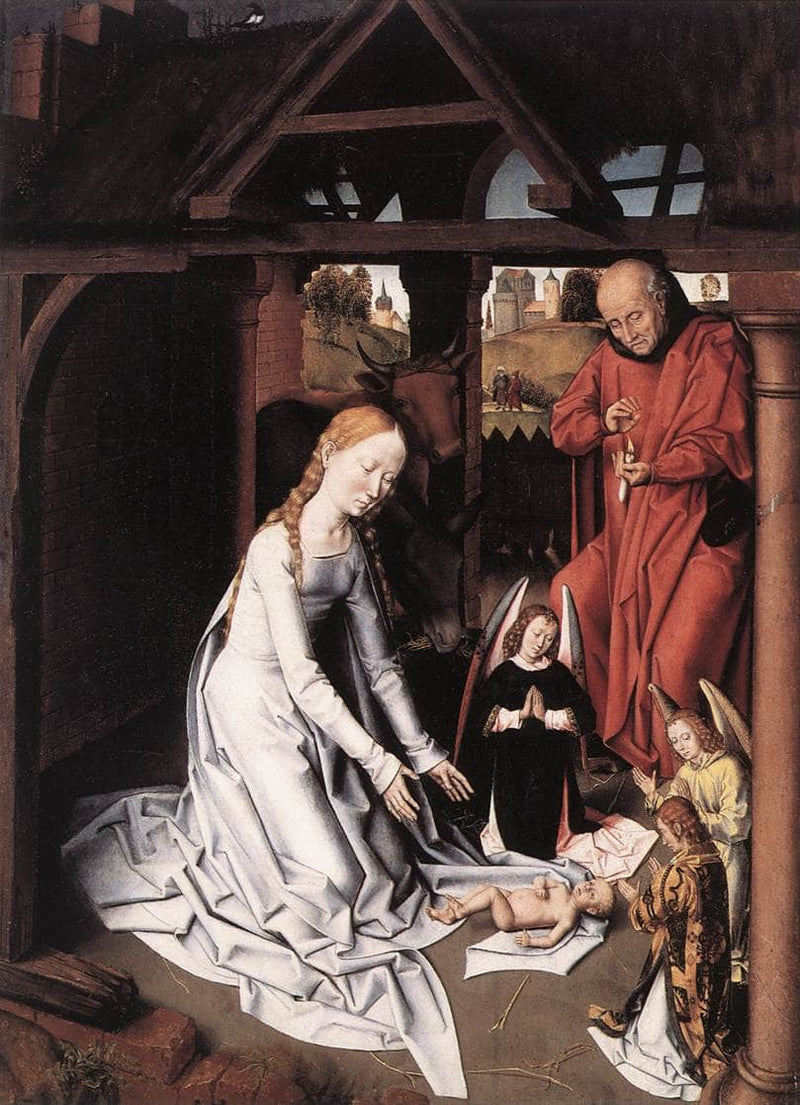 Nativity by Hans Memling — Oil Painting Reproduction